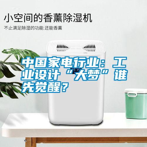 中國家電行業(yè)：工業(yè)設計“大夢”誰先覺醒？