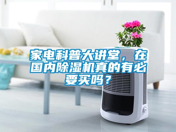 家電科普大講堂，在國(guó)內(nèi)除濕機(jī)真的有必要買(mǎi)嗎？