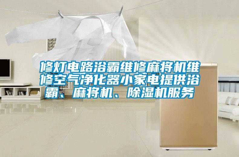 修燈電路浴霸維修麻將機維修空氣凈化器小家電提供浴霸、麻將機、除濕機服務(wù)