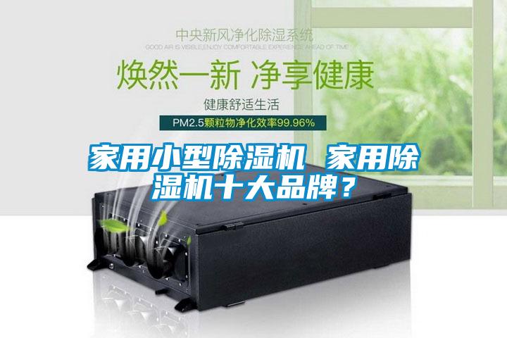 家用小型除濕機 家用除濕機十大品牌？