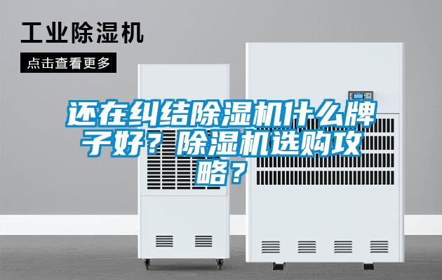 還在糾結除濕機什么牌子好？除濕機選購攻略？