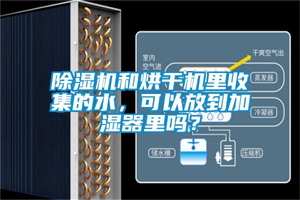 除濕機和烘干機里收集的水，可以放到加濕器里嗎？