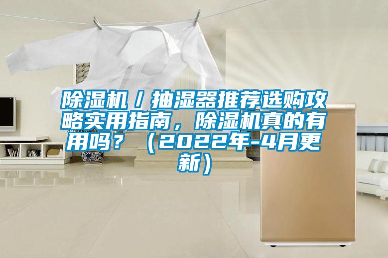 除濕機／抽濕器推薦選購攻略實用指南，除濕機真的有用嗎？（2022年-4月更新）