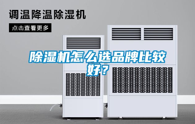 除濕機怎么選品牌比較好？